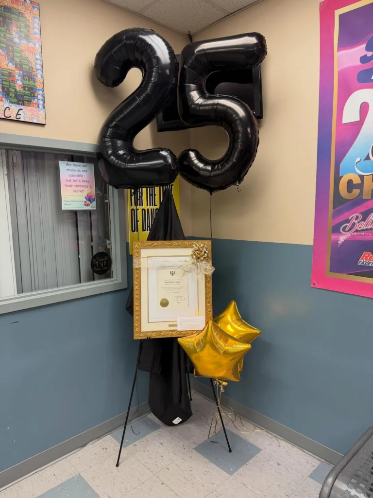 What an incredible honour to be recognized by the Premier of Ontario for all that we have accomplished in our 25 years of TDC 💛🖤 None of this would be possible without the dedication and passion of our staff and students! Looking forward to celebrating this milestone with our entire TDC family at recital this Sunday!