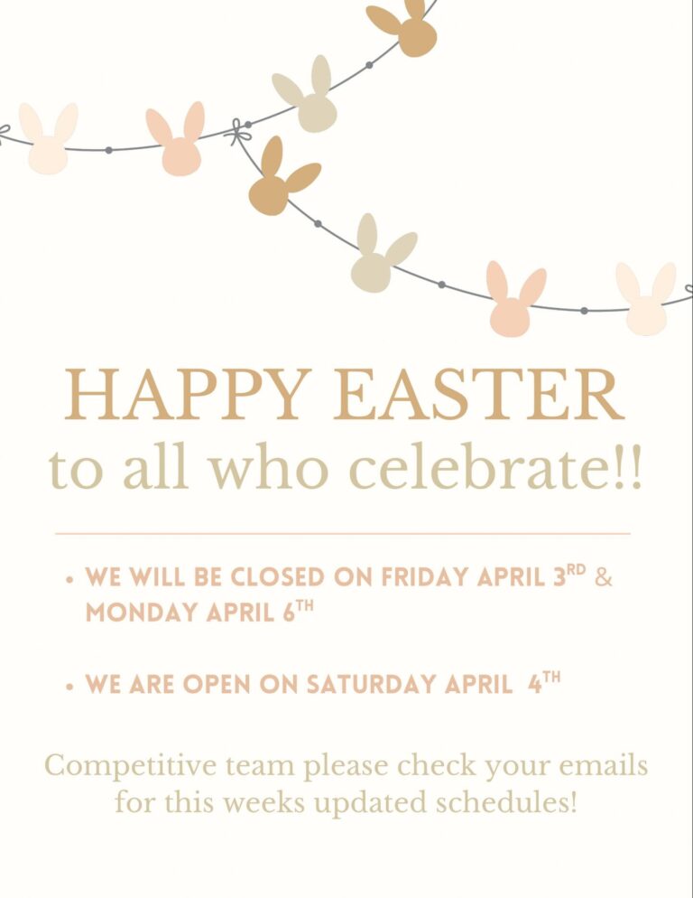 Happy Easter Weekend to all of our TDC Families 🐣🐰