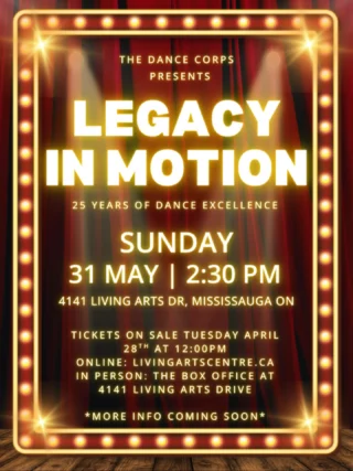 The count down is on!! We are a little over 5 weeks until our season 25 year end show, “Legacy In Motion” 🤩We cannot wait for what is sure to be our best show yet! Tickets go on sale in one week and they will go fast🏃🏻‍♀️💨 so be ready!! We cannot wait to celebrate this exciting milestone with all of you 💛🖤