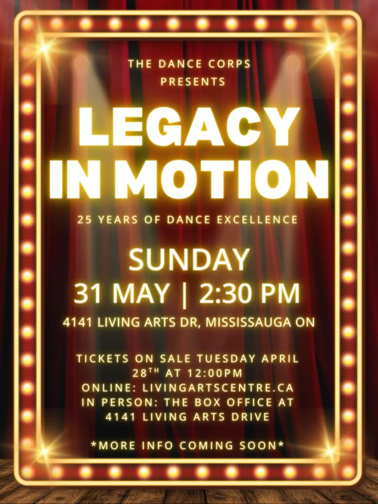 The count down is on!! We are a little over 5 weeks until our season 25 year end show, “Legacy In Motion” 🤩We cannot wait for what is sure to be our best show yet! Tickets go on sale in one week and they will go fast🏃🏻‍♀️💨 so be ready!! We cannot wait to celebrate this exciting milestone with all of you 💛🖤